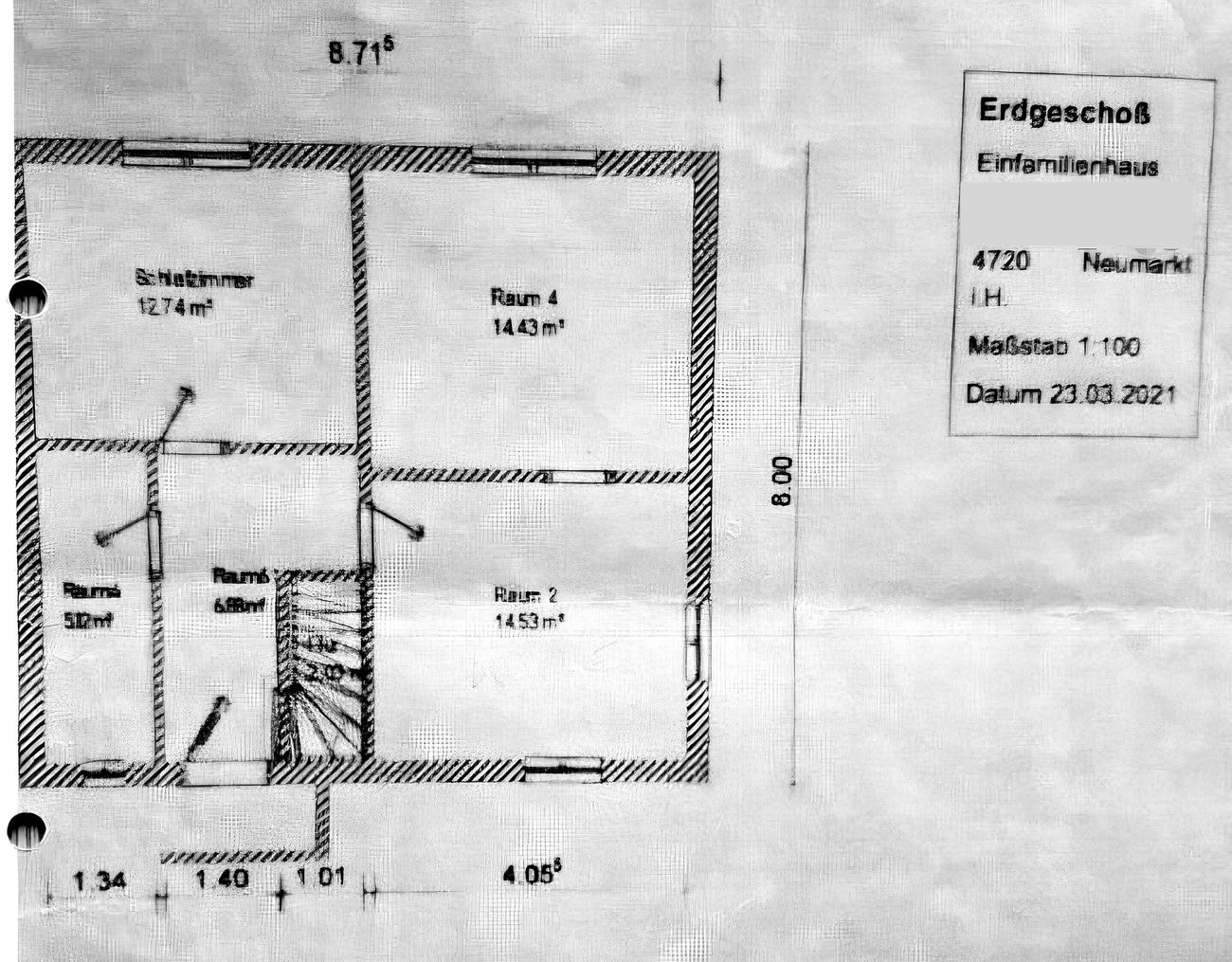 Grundriss Erdgeschoss